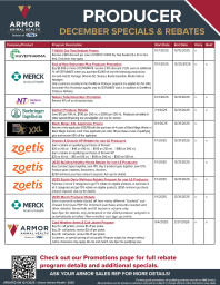 2025 December Producer Specials