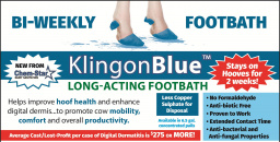 KLING-ON BLUE HOOF BATH - BIWEEKLY USE