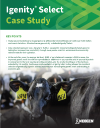 Igenity Select Case Study